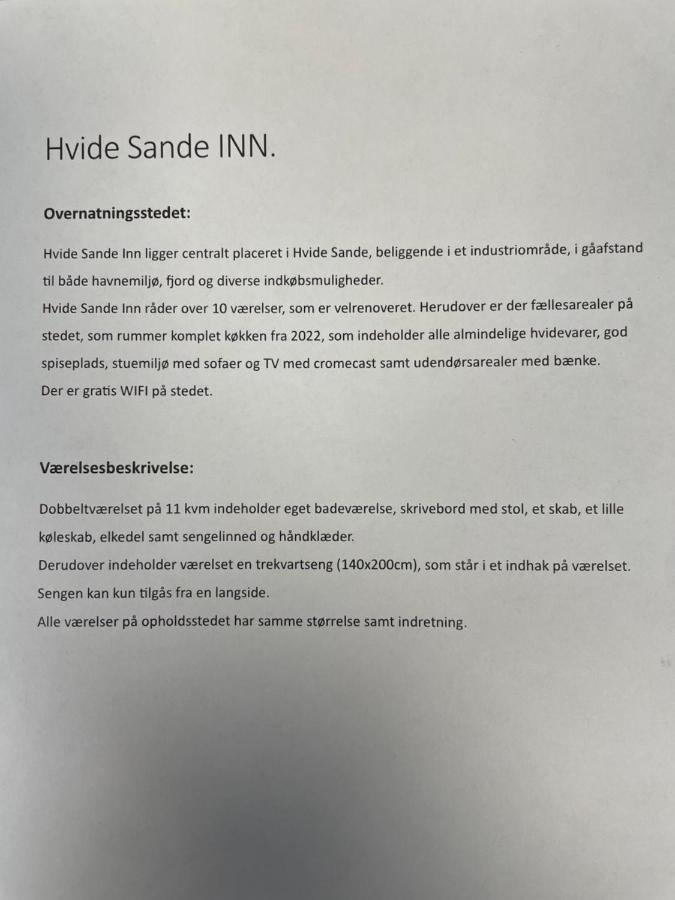 Hvide Sande Inn Exteriér fotografie